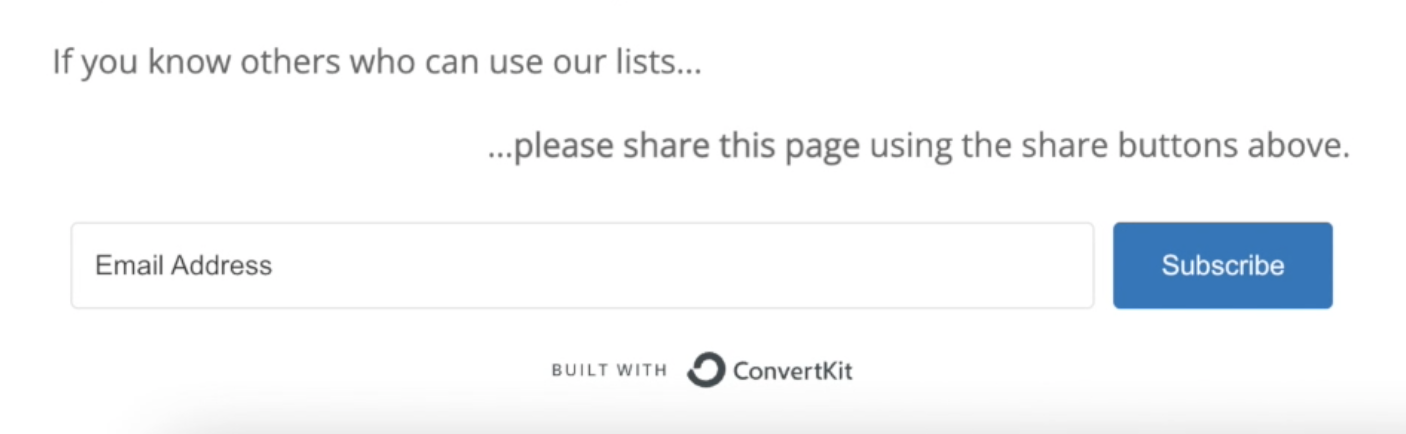 ConvertKit Demo