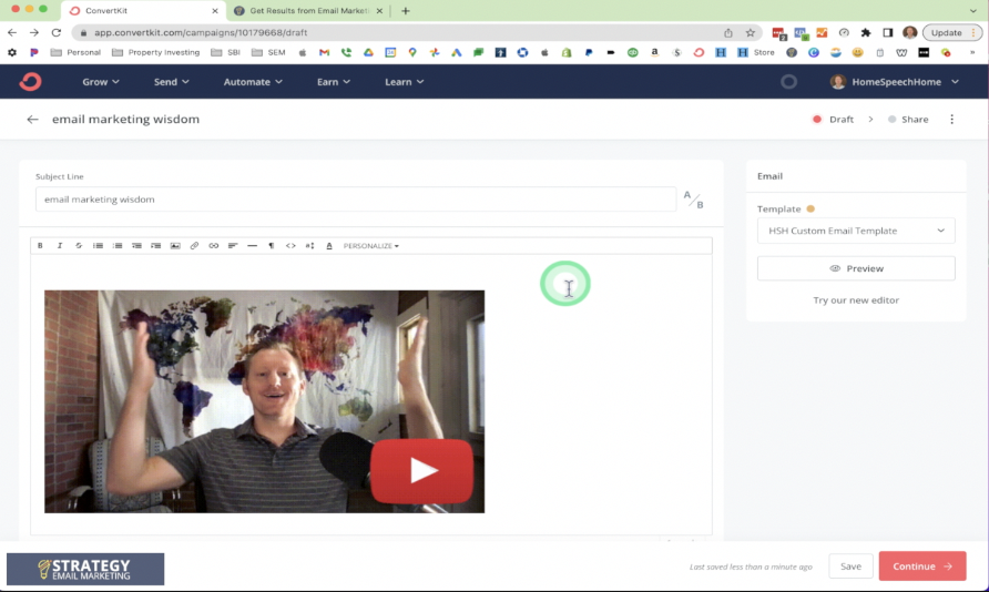 Using ConvertKit to Embed Video into Email Content